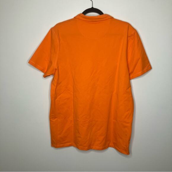 NWOT NANTUCKET WHALER Port Short Sleeve Polo Port Melon Large - Picture 2 of 4